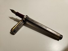 Montegrappa silver fountain - montegrappa,