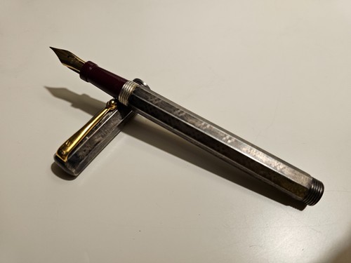 Montegrappa silver fountain - silver,
