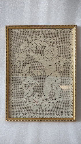 Quadro uncinetto con - quadro, ad