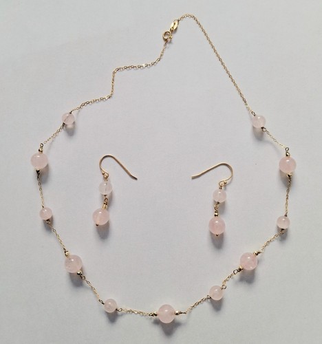 Collana orecchini argento - e, in