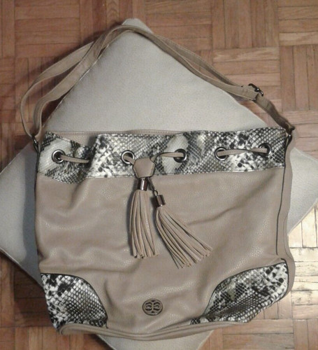 Borsa secchiello bicolore - borsa,
