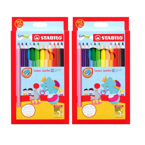 Box stabilo swans - stabilo, jumbo