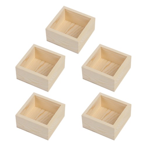 Pezzi scatola legno per - 5,