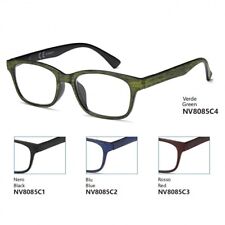 OCCHIALI DA LETTURA Graduati uomo donna custodia VINTAGE effetto legno