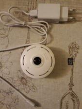 TELECAMERA IP PANORAMICA 360 GRADI 1080p HD WI-FI CON SCHEDA SD 16 GB INCLUSA