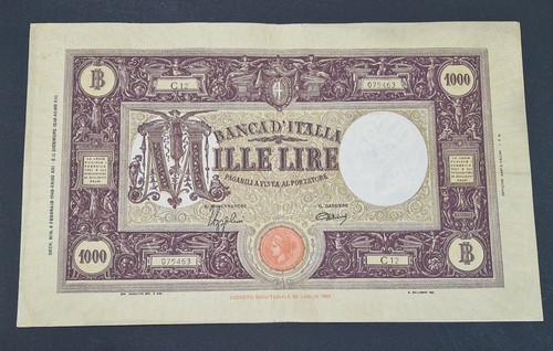 Mille 1000 lire - lire, barbetti