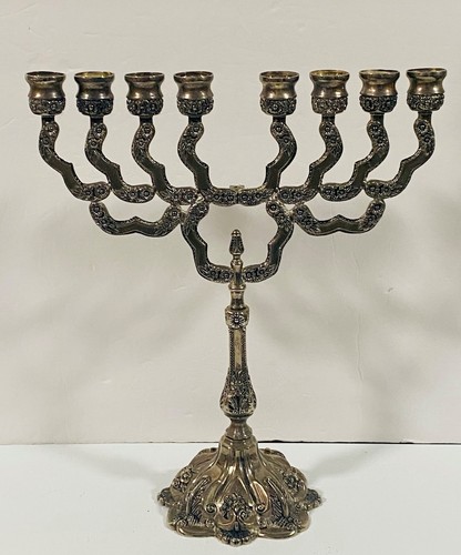 Menorah hanukkah vintage - hanukkah, 12"