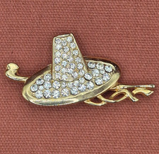 Cappello retrò vintage dorato