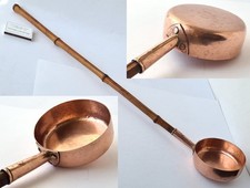 Antico Rame Mestolo Rame