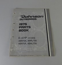 Catalogo Parti OMC Johnson Fuoribordo 4 CV Modelli Aggiornato 8/1974