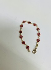 14k Gold Filled Bracelet Evil