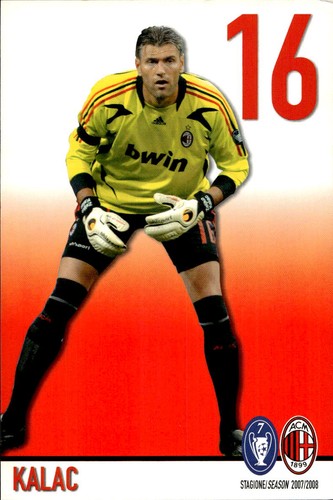 Cartolina calcistica milan - ac,