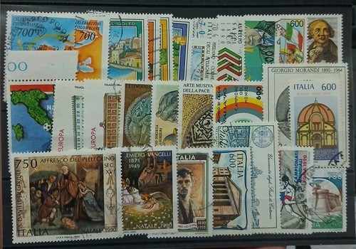 1990 italia francobolli - francobolli, annata