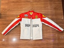 Giacca pelle Ferrari Racing