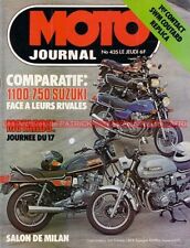 MOTO JOURNAL  435 SUZUKI GS 1000 750 GSX Gnome Rhône 125 SWM 280 Ancillotti 80