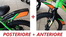 Coppia Parafanghi BICICLETTA 16" VORTEX / Colore VERDE-ARANCIO-NERO