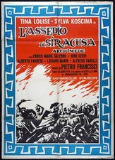 L'assedio Di Siracusa - Pietro Francisci, Sylva Koscina, Brazzi Raro Poster 2F