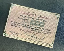 Rolex Vintage Certificate
