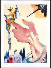 Salvador Dali  Litografia COA