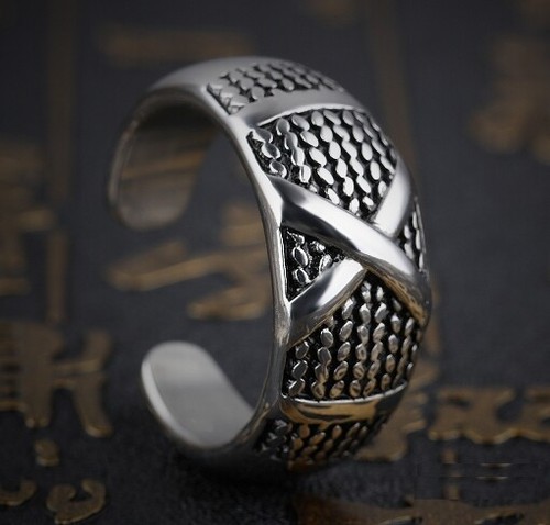Anello uomo acciaio inox - da, in