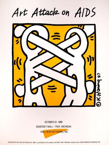 Poster litografico keith - litografico,
