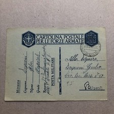 M) Franchigia posta militare Concentramento Bologna 6.10.40 infermeria quadruped