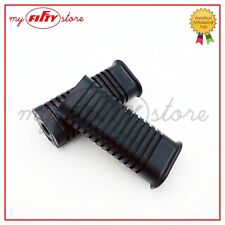 Coppia pedane poggia piedi gommini gomma staffe Moto Guzzi V35 Imola 79 83 AR05
