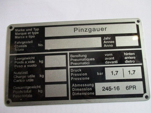 Targa puch pinzgauer - pinzgauer, s80