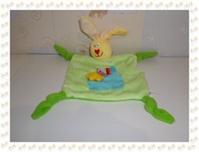 ㉘ - Doudou Plat Carré Lapin