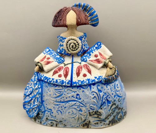 Scultura ceramica rosa - rosa, luis