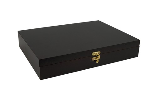Scatola legno wenge 29x20x7 - in,