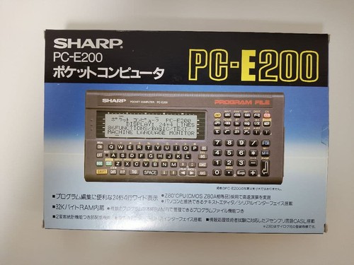 Sharp e200 pocket computer - sharp,
