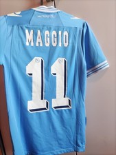 Maglia Napoli 2012-13 Maggio #11 Macron Home Football Shirt Taglia S Vintage