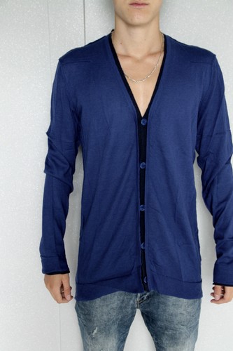 Gilet blu angora merino extra - gilet,