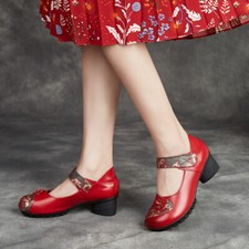 Scarpe donna retrò etniche
