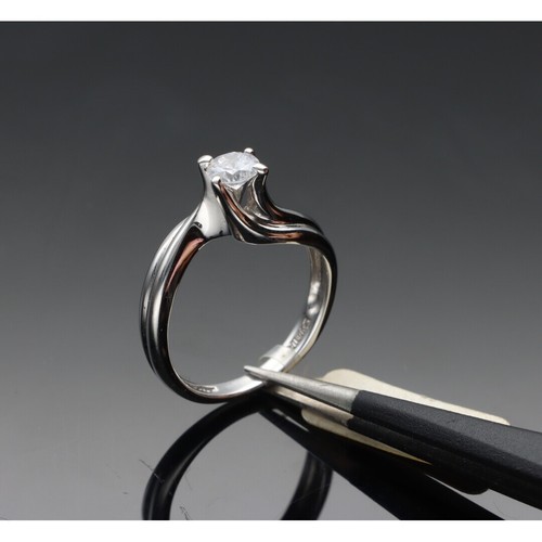 Anello solitario oro kt - anello,