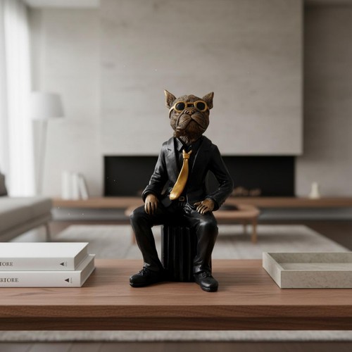Statuetta french bulldog - di,