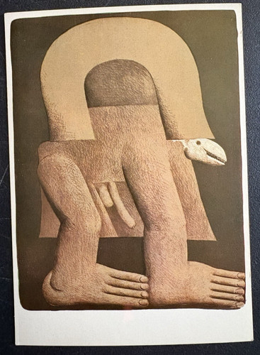 Art postcard horst antes figur - postcard,
