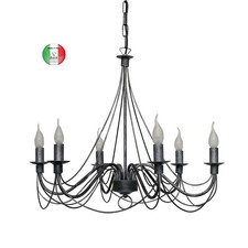 Lampadario sospensione ferro