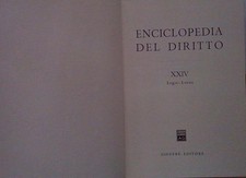 Enciclopedia del diritto - enciclopedia, xxiv