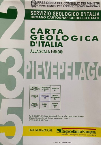 Pievepelago carta geologica - pievepelago,,
