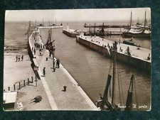 🌈Cart. di FANO PESARO/URBINO Porto Pescherecci Movimentatissima 1949 x Milano