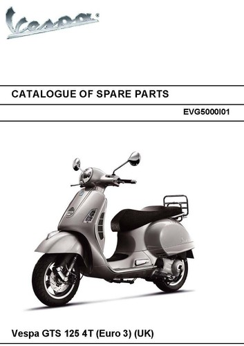 Piaggio vespa parts manual - vespa,