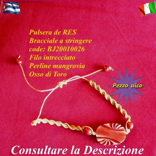 Bracciale perle mangrovia osso - bracciale,