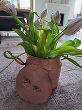 Antica pentola in rame inizi