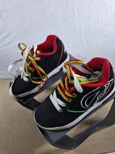 Scarpe Heelys con ruote nere per bambini 8-9 anni