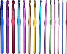 14 Pezzi Set Uncinetti Al