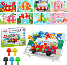 Gioco a Incastro a Mosaico per Bambini Dai 2 3 4 5 Anni in Su, Gioco per Bambini