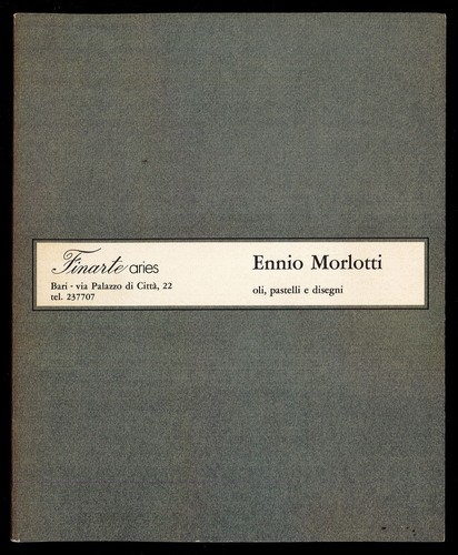Ennio morlotti oli pastelli - morlotti,