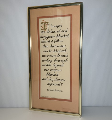 Citazione calligrafia con
